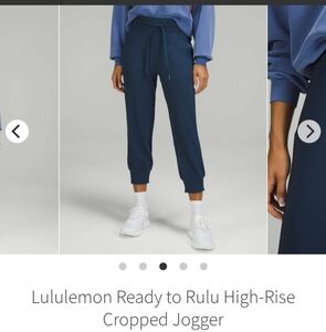 Lululemon Ready To Rulu High-Rise Cropped Jogger